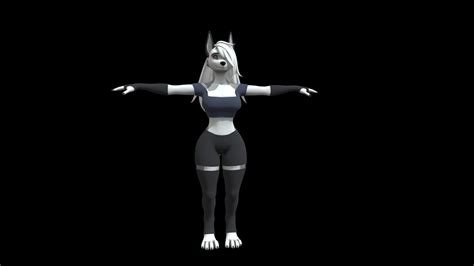 loona 3d model|loona helluva boss vrchat model.